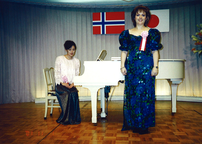 Bodil Arnesen(Sop.)　正木文惠(Pf.)　コンサート　ノルウェーオスロ在日本国大使公邸にて